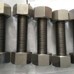 aliaj de nichel 400 en2.4360 tijă completă cu piuliță de fixare