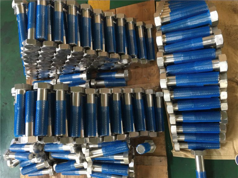 sus 304l en1.4306 ss fixare șuruburi hexagonale ISO4014 filet jumătate