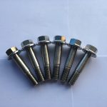 din 7504 sudin 7504 super duplex f55 oțel inoxidabil șurub cu flanșă hexagonală șurub auto-foraj