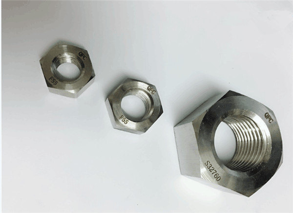 duplex 2205 / f55 / 1.4501 / s32760 elemente de fixare din oțel inoxidabil cu piuliță hexagonală m20