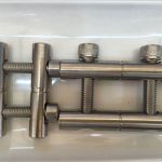 ansi 316ti / ro 1.4571, 317l / ro 1.4438 seria din tije de conectare a pieselor din oțel inoxidabil